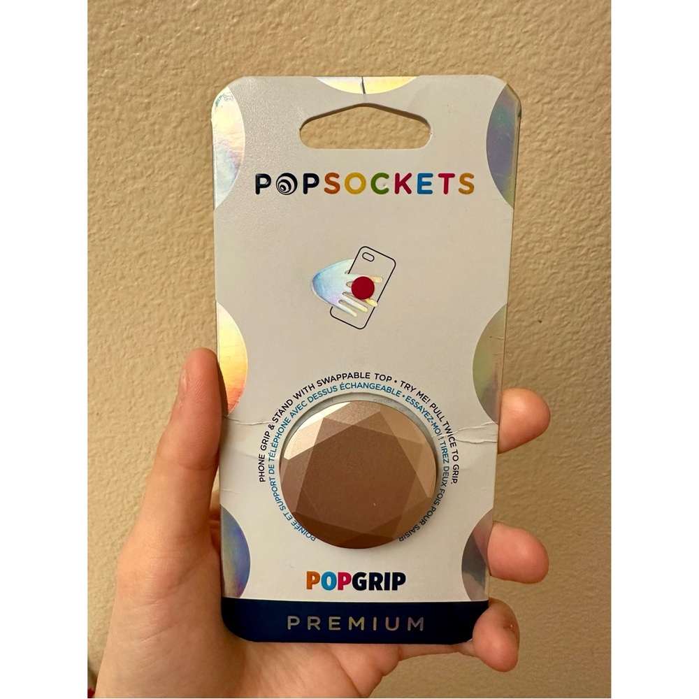 BRAND NEW Rose Gold PopGrip Premium PopSocket
